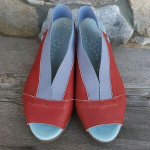 Cloud Footwear‎ CALIBER Leather Sandal Slingback Size 8 - 8.5 Peep Toe co…